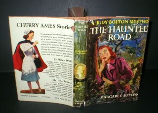 Judy Bolton 25 - The Haunted Road Margaret Sutton 1958 Hardcover/dust Jacket