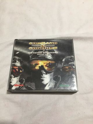 Command And Conquer & Covert Operations Pc Cd - Rom Windows 1996 Vintage