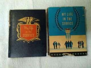 Vtg 1943 Wwii " My Life In The Service " Us Army Military Service Record Diary