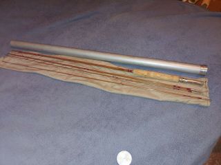 Vintage 9 ' 3/1 Bamboo Fly Rod,  1930 ' USA. 2