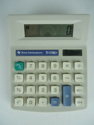 Vintage Texas Instruments Ti - 1795 Plus Calculator Great -