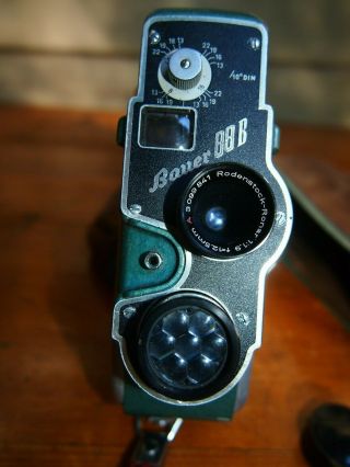 Eugen Bauer 88b Vintage 8mm Handwound Film Movie Camera (made In Germany)