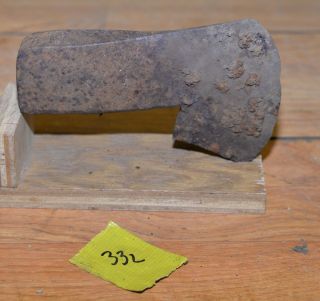 Collectible Early Axe Head Trade Embossed Vintage Blacksmith Trapping Tool 332