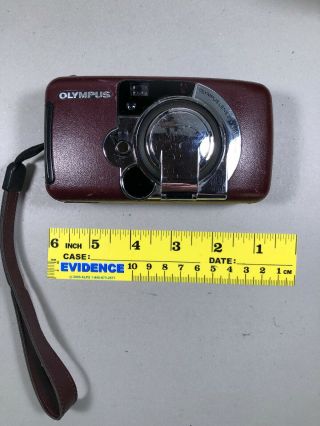 Olympus Lt Zoom 105 Quartz Date Panorama Dlx 35mm Point & Shoot Film Camera Vtg
