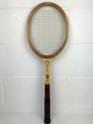 Vintage Wilson Jack Kramer Famous Player Series Wooden Tennis Racquet Racket