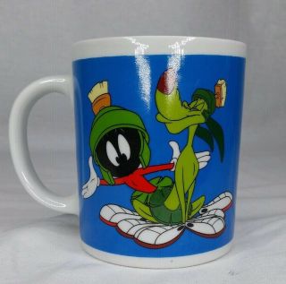 Vintage 1997 Marvin The Martian K - 9 Looney Tunes Coffee Mug Cup Glass
