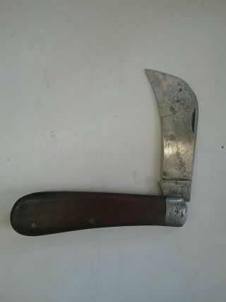 Vintage Kutmaster Utica N.  Y.  U.  S.  A.  Pocket Knife Hawkbill Blade