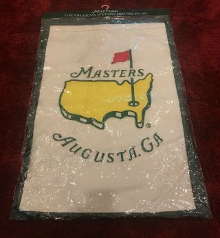 Augusta National: Authentic Masters Golf " House " Flag - Large 27.  5 " W X 40 " L