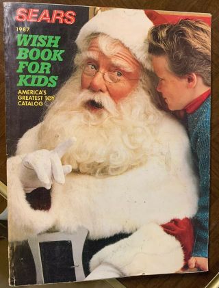 Sears Wish Book For Kids 1987 Vintage Advertising Christmas Toys Fun 303 Pages