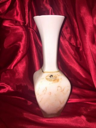Creazioni Silvestri Murano Art Crystal Vase Vintage Made In Italy