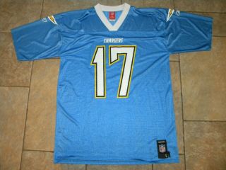 Vintage - Philip Rivers 17 Los Angeles Chargers Jersey Size L - 1