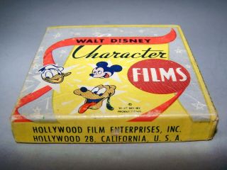 Vintage 8mm Walt Disney Character Films 1817 Fire Chief Mickey 1950 ' s 2