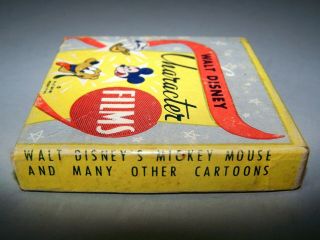 Vintage 8mm Walt Disney Character Films 1817 Fire Chief Mickey 1950 ' s 3