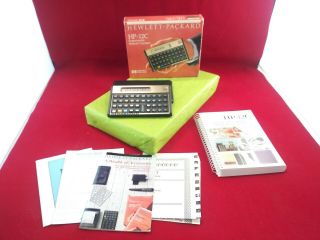 Vintage Hewlett Packard Hp 12c Programable Financial Calculator W/case Manuals