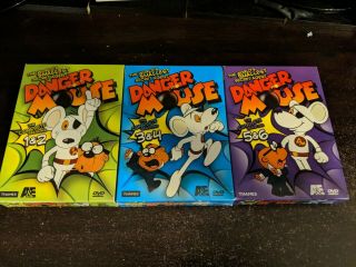 Danger Mouse Seasons 1 - 6 1 2 3 4 5 6 Vintage Cartoon Series Dvd Set