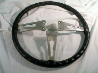 Vintage Steering Wheel From 1973 MGB Automobile 3