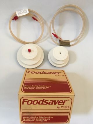 Vintage Foodsaver By Tilia Vacuum Sealing Attachments