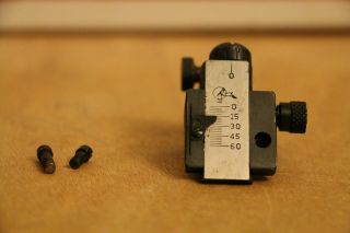 Vintage Lyman 48 S Micrometer Peep Sight For Newton & Springfield 1903 & 1906