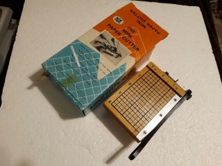 Vintage Mini Paper Cutter Year 1969