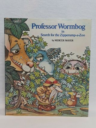 Professor Wormbog In Search For The Zipperump - A - Zoo : Mercer Mayer : Vintage