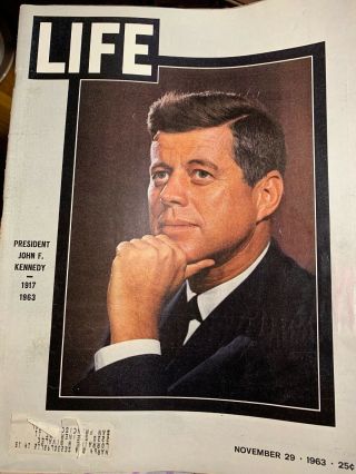 Vintage Life Mag President John F.  Kennedy Nov 29 1963