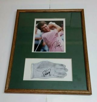 Davis Love Iii Ryder Cup 2016 Captain Pga Champion Framed Signed Glove And Photo
