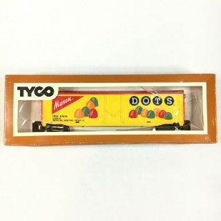 Euc Vintage Tyco Ho Scale Dots Mason Tootsie Roll Ind.  Box Car,  Display Box