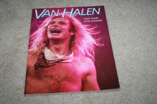 Vintage 1984 Van Halen Philip Kamin Peter Goddard Photo Book - C915