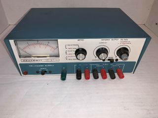 Vintage Heath Heathkit Ip - 2718 Tri - Power Supply Test Equipment