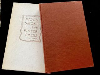 Vintage Woodsmoke And Watercress By Dana Lamb C.  1965 Slip Case