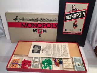 Vintage Parker Brothers Monopoly Board Game 1930 