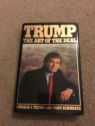 The Art Of The Deal/donald J.  Trump/1987 1st Us Hardcover Edition - Vhtf - Vintage