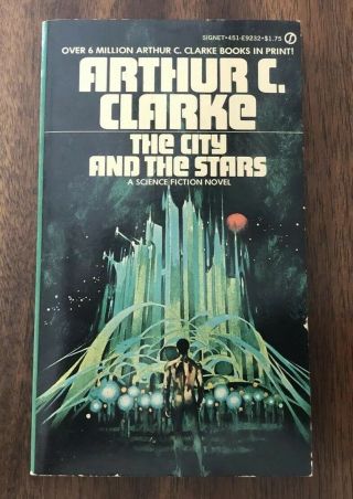 The City And The Stars By Arthur C.  Clarke (signet Vintage Paperback)