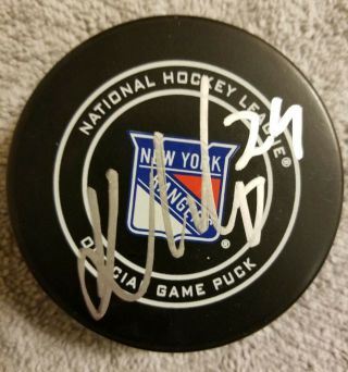 York Rangers Young Star Kaapo Kakko Signed/autographed Official Game Puck