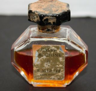 Crepe De Chine By F.  Millot Vintage Pure Perfume 1.  2 Fl.  Oz/15 Ml No Box 2/3 Full