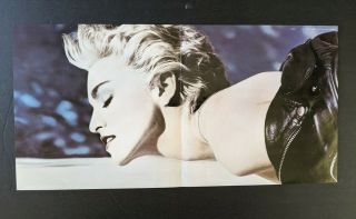 Vintage Madonna Promo Poster 1986 True Blue Album 22 " Rare