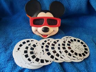 Vintage Mickey Mouse View Master 3 - D Viewer 30 Disney Reels View - Master