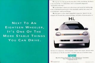 1995 Dodge Neon 2 - Page Advertisement Print Art Car Ad K70