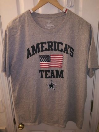Xxl Dallas Cowboys Authentic Nfl Apparel Americas Team T - Shirt Men 