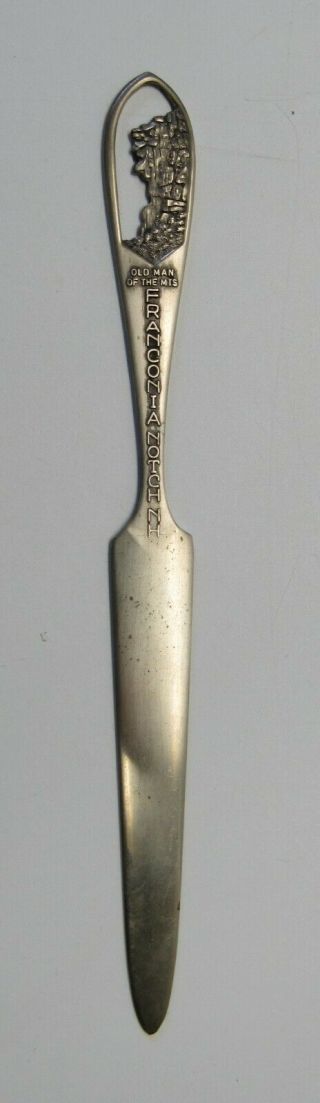 Hampshire Letter Opener Vintage Old Man Of The Mountain Franconia Notch Nh