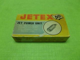 Vintage Jetex 50b Model Power Unit With Accessories