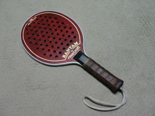 Vintage Marcraft Bantam Paddle Tennis Racquet Wood Paddleball Platform