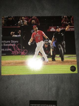 Albert Pujols Hand Signed Autographed 8x10 Photo Future Hof Angels 600 Hrs