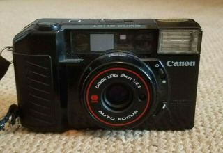 Vintage Canon Sure Shot AF Auto Focus 38MM 1:2.  8 Point & Shoot Camera, 2