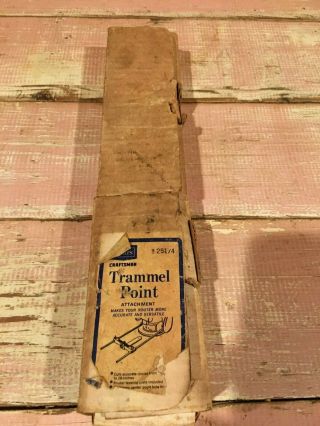 Vintage Sears Craftsman Trammel Point Router Attachment No 9 - 25174