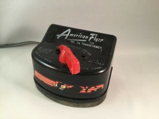 American Flyer Lines 1 1/2 Toy Transformer 50 - Watt Output Vintage Controller