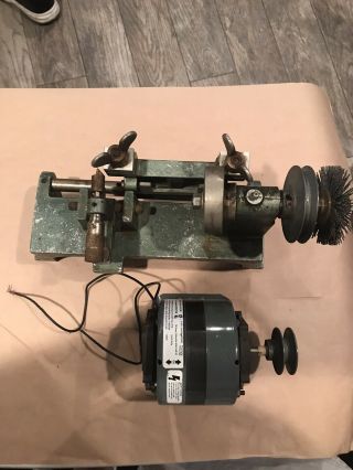 Belsaw Locksmithing K - 351 Key Machine,  Dayton Motor,  Vintage