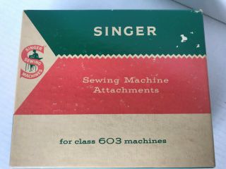 Vintage Singer Sewing Machine Attachments/discs For Class 603 Machines