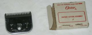 Vtg Oster A2 Small Animal Clipper 15 Replacement Blade Screw Mount 91203 Guc