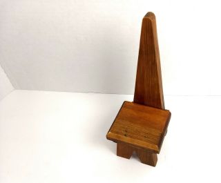 Vintage Miniature Wooden Chair Hand Made Wood 9 